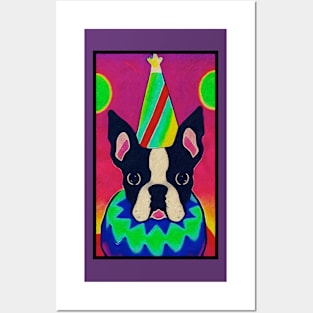 A Boston Birthday Pup Posters and Art